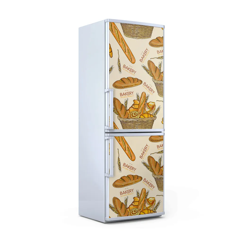 Magnete Dekorative - 70 cm x 190 cm - Küche - Magnetmatte Kühlschrankmagnete - Bäckerei Frisches Brot